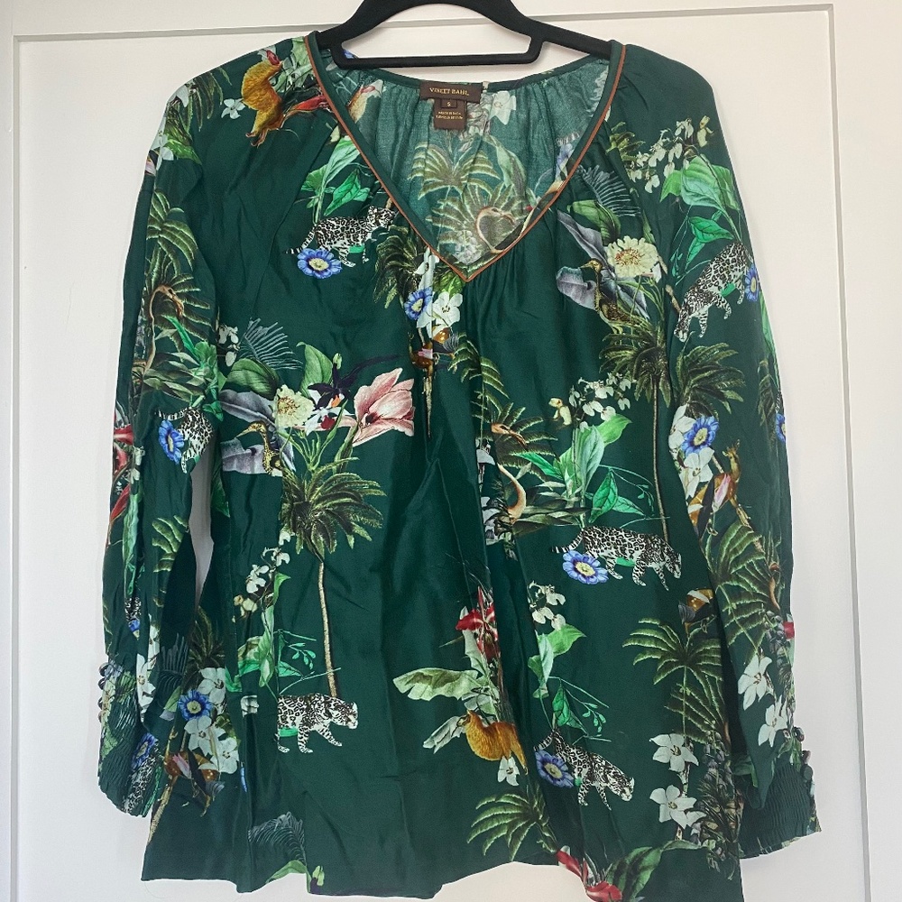 Vineet Bahl Floral Long Sleeved Top